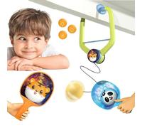 Palla da tennis da tavolo sospesa - Tennis da tavolo regolabili in altezza per bambini | Esercitatore di giocattoli di interazione tra genitori e figli, porta portatile per interni ed esterni