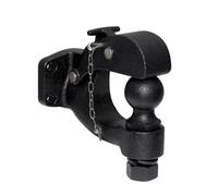 Palla da traino, Gancio Di Traino For Auto Con A Cardine Nero Opaco, Sfera Da 2 "50 Mm, For Carichi Pesanti, 5 Tonnellate, Camper, Roulotte, Accessori(2 Inch Ball)