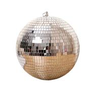 Palla decorativa per feste disco, Decorazione riflettente dello specchio della sfera discoteca 2-30cm Festa di Natale nozze(25cm)
