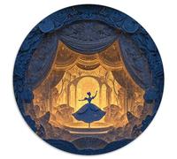 Palla della Principessa 3D Jigsaw Puzzle Rotondo 1000Pcs Adulti E Ragazzi Mani Sul Gioco Idea Regalo Uomo Donna 1000pcs (67.5x67.5cm)