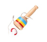 Palla di Cattura in Legno, Coppa di Raccolta della Palla, Sicuro e Affidabile, Emozionante Allenamento di Coordinazione, Versatile per l'uso a Casa (Bianco)