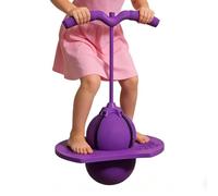 Palla di equilibrio con maniglia, impugnatura antiscivolo e regolabile in altezza, per giochi di movimento, per lezioni di sport, scuola materna, asilo, kita