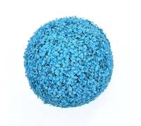 Palla di foglie artificiali topiaria, sfera di bosso artificiale for interni/esterni, facile da montare e curare, simulazione realistica di piante decorative finte for casa giardino(Blue,36cm)