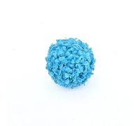 Palla di foglie artificiali topiaria, sfera di bosso artificiale for interni/esterni, facile da montare e curare, simulazione realistica di piante decorative finte for casa giardino(Blue,13cm)
