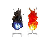Palla di Fuoco Magica di Halloween Sulla Mano Decorazione LED per La Casa Palla di Fuoco Luminosa Ornamenti Squisiti per Feste