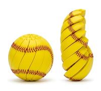 Palla di messa a fuoco portatile in PLA Palla rotante con ingranaggi circolari stampata in 3D, riutilizzabile per il lavoro d'ufficio quotidiano e le occasioni di svago all'aperto (Softball) (G)