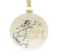 Palla Di Natale Disney Princess 80Mm Oro Glitter Sparkle - Scegli Design