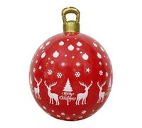 Palla Di Natale Gonfiabile 60 cm Grande Ornamento Decorativo Da Esterno