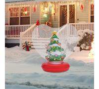 Palla di Natale gonfiabile da appendere o posizionare su prato, veranda,