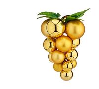 Palla di Natale Uva Piccolo Dorato Plastica 14 x 14 x 25 cm