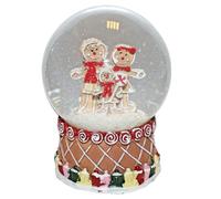 Palla Di Neve Natalizia Con Base Colorata 80mm - Scegli Design