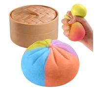 Palla di Pasta Morbida Squeeze,Palla Splittente Morale con Glitter Colorati | Giocattoli Antistress Silenziosi | Per Bambini, Amici, Relax, Studio, Sale d'Attesa, e Gestione della