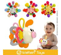 Palla di presa Manhattan per bambini, palla per dita Manhattan, palla da dentizione, palla attiva per i cinque sensi, palla atomica, giocattolo per bambini, gel per la dentizione dei bambini, esercizi