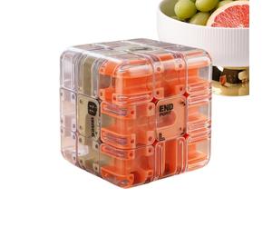 Palla di puzzle labirinto - 1 x cubo di labirinto, cubo di labirinti, puzzle a sfera magici 3D, giocattolo di allenamento cerebrale di coscienza spaziale, regalo di gioco educativo per adulti e a