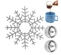 Palla di raffreddamento con supporto - pietra ghiacciata congelata per | 2 Pezzi, Strumento Di Raffreddamento Metallo Con Supporto | Accessori Per Macchina Da Caffè Palla Di Ghiaccio
