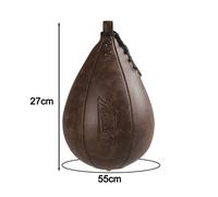 Palla di reazione da appendere a forma di pera boxe speed ball per uso MMA e fit