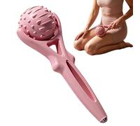 Palla di rilascio dei fasci rullo 3D portatile compatta con manico | Palla massaggiante per piedi per piedi tallone posteriore arco dita dei piedi esercizio yoga fitness uomo