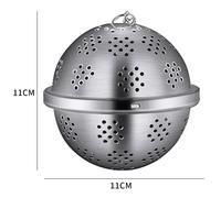 Palla di spezie per infusore di t?? premium con catena per alimenti 304 acciaio