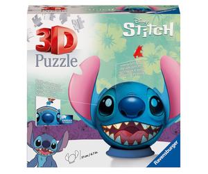 PALLA DI STITCH con le orecchie 3D PUZZLE senza colla RAVENSBURGER modellino 77