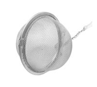 Palla Di Tè In Acciaio Inox - Palla Di Tè A Maglia Con Catena | Filatore Per Tè Zuppa Per La Casa Calda Calda, Colini Da Tè Con Catena, Filtri Colino Per Infusori Tè Per Tè, Piccoli