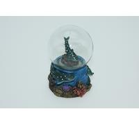 Palla Di Vetro Miniatura Con Squalo Balena Altezza 6,5 Cm