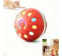 Palla elettrica interattiva per cani, ricaricabile tramite USB, con movimento dinamico, ideale per cuccioli di piccola e media taglia, color