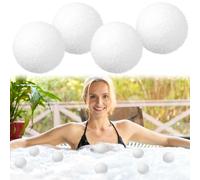 Palla Elimina Schiuma, Riutilizzabile, Assorbe Olio, Spugna Lavabile, per Vasca Idromassaggio, Assorbi Schiuma, Palline di Spugna, Detergente per Spa, Filtro Galleggiante per