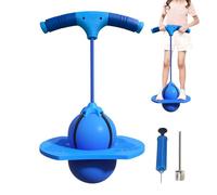 Palla Equilibrio Salterina,Salterello portatile sicuro e divertente con maniglia e pompa - Saltellante per Bambini e Adulti - Per Uso Interno ed Esterno, Gioco, Fitness, Sport, Festa, Giochi