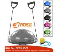 PALLA FITNESS BALANCE BALL GYMBALL BOARD SEMISFERA CUPOLA EQUILIBRIO CORE CASA