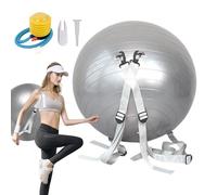 Palla fitness, palla assistita per salto mortale, Palline ponderate per esercizi, Esercizio con, spallacci regolabili, ausiliario multifunzionale, capacità 250 kg, antiscivolo per palestra