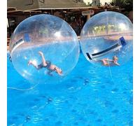 Palla gonfiabile gigante con cerniera, in PVC trasparente, per bambini e adulti, gioco acquatico all'aperto per spiaggia, piscina, parco, feste