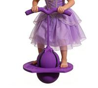 Palla gonfiabile per bambini, articolo sportivo antiscivolo, regolabile in altezza, con manico, per giochi di movimento, per compleanno, scuola, asilo, educazione fisica
