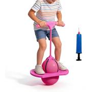 Palla gonfiabile per bambini, giocattolo per saltare in equilibrio con manico, con manico forte, capacità di esercizio per adulti, bambini, yoga, interni ed esterni, scuola materna,