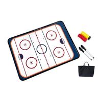 Palla Hockey su Ghiaccio Lavagna Tattica Magnetica Tavola, Allenamento per Palla Hockey su Ghiaccio Tavola Strategica, con Pennarello e Borsa Portaoggetti, per Schieramento Tattico