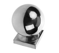 Palla in Acciaio Inossidabile Argento per Ringhiere e Recinzioni | Elemento Decorativo Integrato, Installazione Semplice, Uso Esterno e Giardino, per Componenti Architettonici