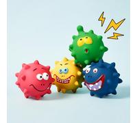 Palla In Lattice Espressione Gracchiante Per Animali Domestici, Giocattolo A Forma Di Palla Per La Pulizia Dei Denti E Il Suono Di Macinazione ATTENZIONE: i giocattoli sono solo per animali domestici.