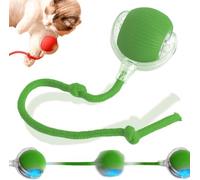Palla interattiva per cani, ricaricabile, elettrica, automatica, giocattolo interattivo per cuccioli e gattini (verde, rosso, grigio)