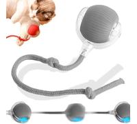 Palla interattiva per cani, ricaricabile, elettrica, automatica, giocattolo interattivo per cuccioli e gattini (verde, rosso, grigio)