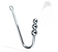 Palla massaggiante in metallo con 3 sfere massaggianti per l'interazione di coppia, accessori per il gioco di ruolo.