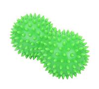 Palla massaggiante in PVC a forma di arachidi, per massaggio muscolare, per schiena, piedi, fitness, colore verde