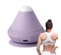 Palla massaggiante montabile, rullo elettrico per fascia, con supporto a ventosa e calore, strumento per la muscolatura di schiena, piedi, yoga, recupero fitness, benessere per uomini e donne