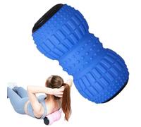 Palla Massaggio Arachidi Vibrante, Palline Massaggio di Rilassamento Muscolare, Sfere Massaggianti Muscolari, Rulli Lacrosse, per Recupero Muscolare, Schiena, Gambe, Piedi, Mani (Blu)