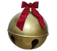 Palla natalizia gonfiabile 1pc 23,6 pollici di palle di Natale giganti con un grande fiocco rosso ornamenti natalizi gonfiabili per decorazioni natalizie all'esterno ..
