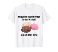 Palla nella tazza o nel waffel? Maglietta