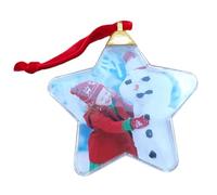 Palla ornamentale con foto - Palline con cornice personalizzata da appendere, Palla riempibile con foto Decorazione natalizia, Palla artigianale fai-da-te per la vigilia di Natale Vacanze di Capodanno