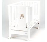 Palla Pallina Culla Neonato Fianco Letto Rete Regolabile In 3 Posizioni Lettino Cosleeping Con Cinghie Ancoraggio Ultraresistenti Lettino Bambino PRODOTTO IN ITALIA In Legno Di Faggio