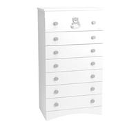 Palla Pallina Settimino Cassettiera 7 Cassetti Per Riporre Indumenti Ed Accessori Del Tuo Bambino Cassettiera Camera Da Letto Neonato 75X44X138H CM Cassettiera Salvaspazio Bambino PRODOTTA IN ITALIA