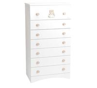 Palla Pallina Settimino Cassettiera 7 Cassetti Per Riporre Indumenti Ed Accessori Del Tuo Bambino Cassettiera Camera Da Letto Neonato 75X44X138H CM Cassettiera Salvaspazio Bambino PRODOTTA IN ITALIA
