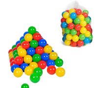 Palla Palline Gioco Colorate Bambini Sacca 40 Palline Semirigide Diametro 7cm