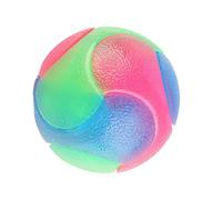 Palla per cani illuminata - Palline elastiche lampeggianti per cuccioli - Soft Stab Balls Giocattoli interattivi luminosi colorati con rimbalzo alto per giocattoli per gatti di cani di taglia piccola